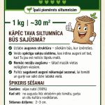 Zaļmēslojums siltumnīcai – sējas rudzi 100% (1 kg)